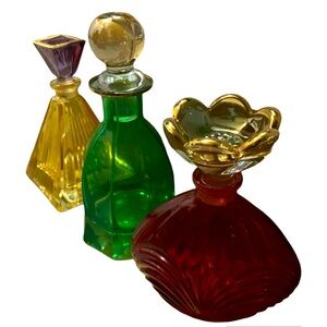 Vintage perfume decanters